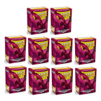 Dragon Shield Sleeves Standard Size Matte Magenta 100 Ct 10 Packs ATM11026K1