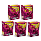 Dragon Shield Sleeves Standard Size Matte Magenta 100 Ct 5 Packs ATM11026K1