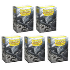 Dragon Shield Sleeves Standard Size Dual Matte Snow Nirin 100 CT 5 Packs ATM15005K3