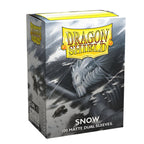 Dragon Shield Sleeves Standard Size Dual Matte Snow Nirin 100 CT 5 Packs ATM15005K3