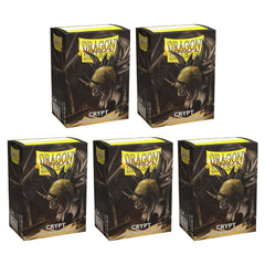 Dragon Shield Sleeves Standard Size Dual Matte Crypt Neonen 100 Ct 5 Packs AT-15052K1
