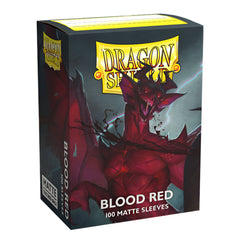 Dragon Shield Sleeves Standard Size Matte Blood Red Simurag 100 Ct ATM11050