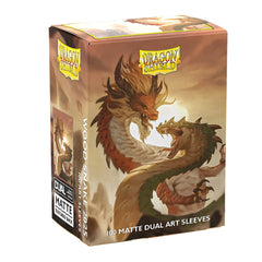 Dragon Shield Sleeves Standard Size Dual Matte Wood Snake 100 Ct ATM12126