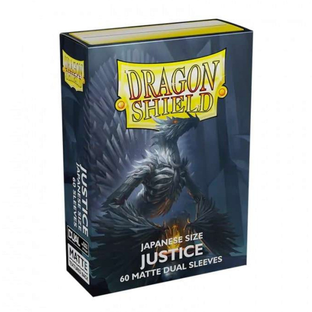 Dragon Shield Sleeves Japanese Size Dual Matte Justice 60 Ct ATMDSH15161