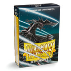 Dragon Shield Sleeves Japanese Size Matte Jet 60 Ct ATM11124