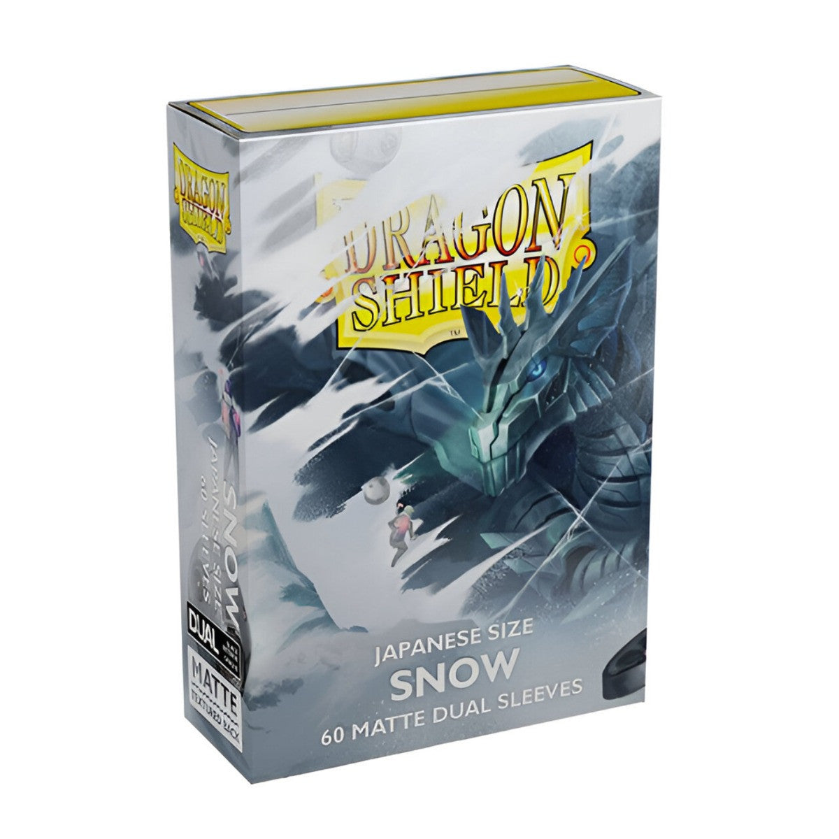 Dragon Shield Deck Protector Japanese Dual Matte Snow 60ct AT-M15105