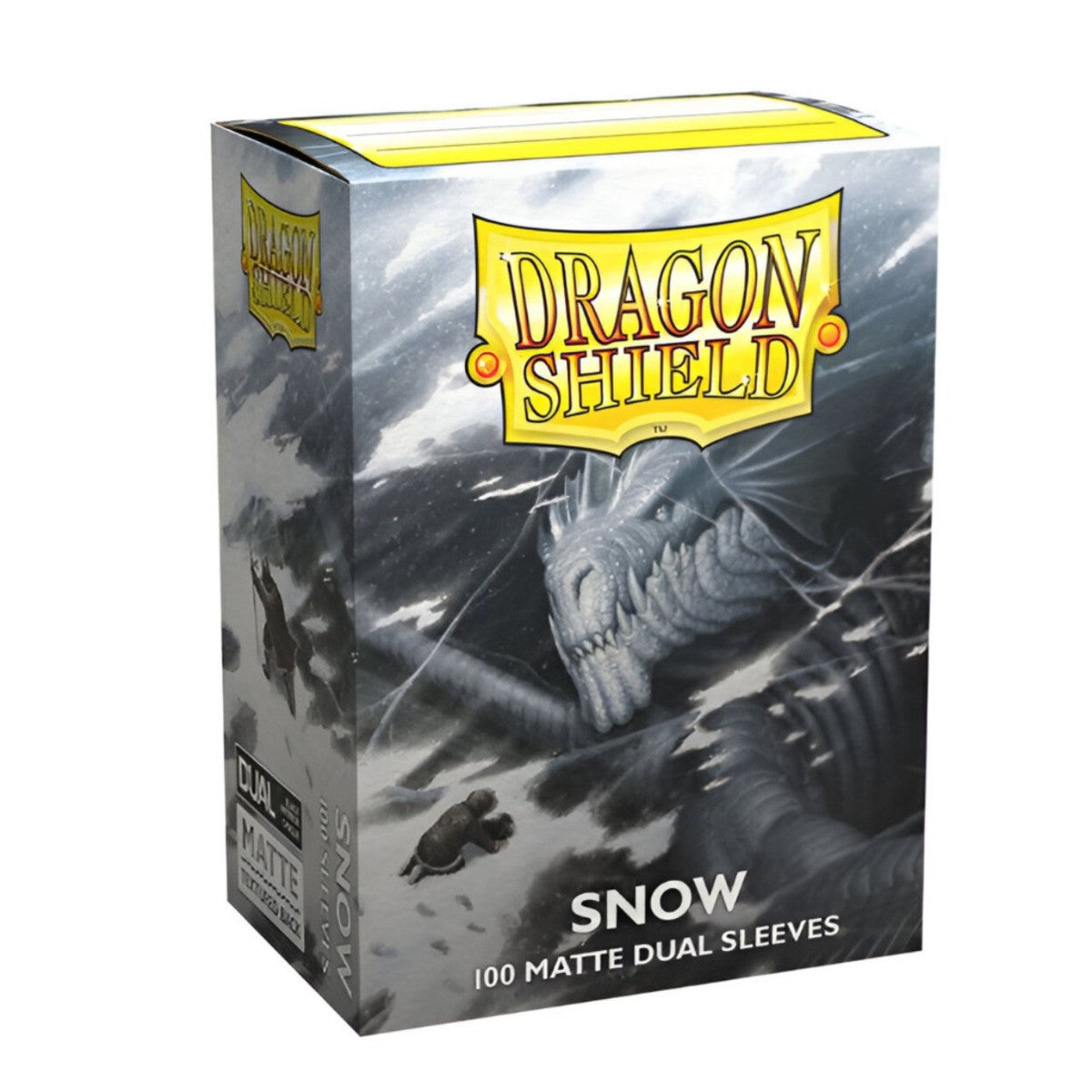 Dragon Shield Sleeves Standard Size Dual Matte Snow Nirin 100 Ct ATM15005