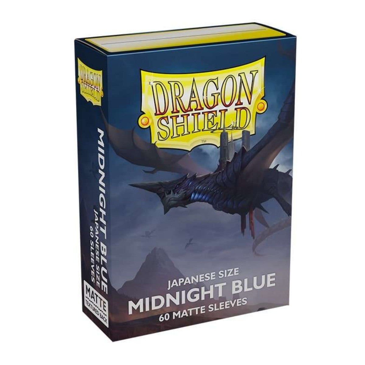 Dragon Shield Matte Midnight Blue Protective Japanese Size Card Sleeves 60ct AT-M11157
