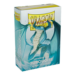 Dragon Shield Deck Protector Matte Turguoise Yadolom Japanese Size Card Sleeves 60ct AT-M11155