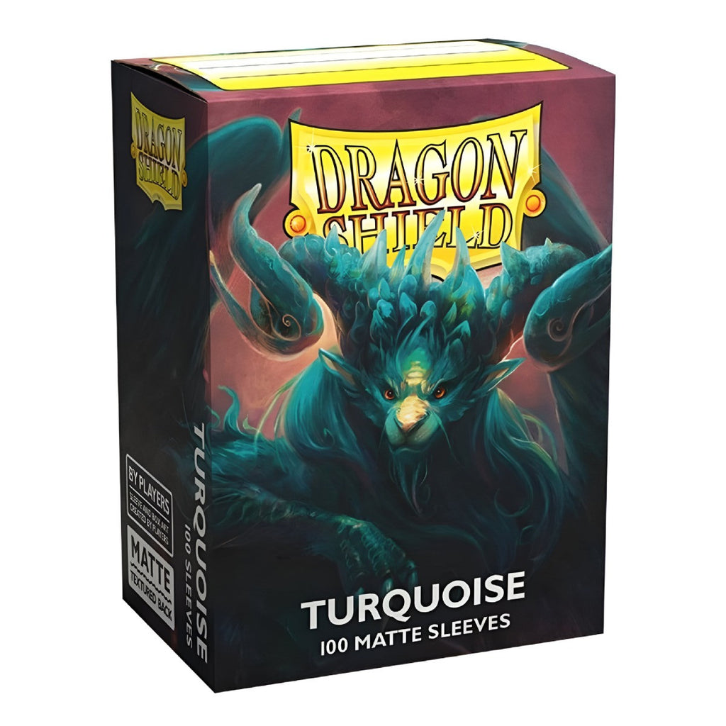 Dragon Shield Sleeves Standard Size Matte Turquoise 100Ct ATM11055