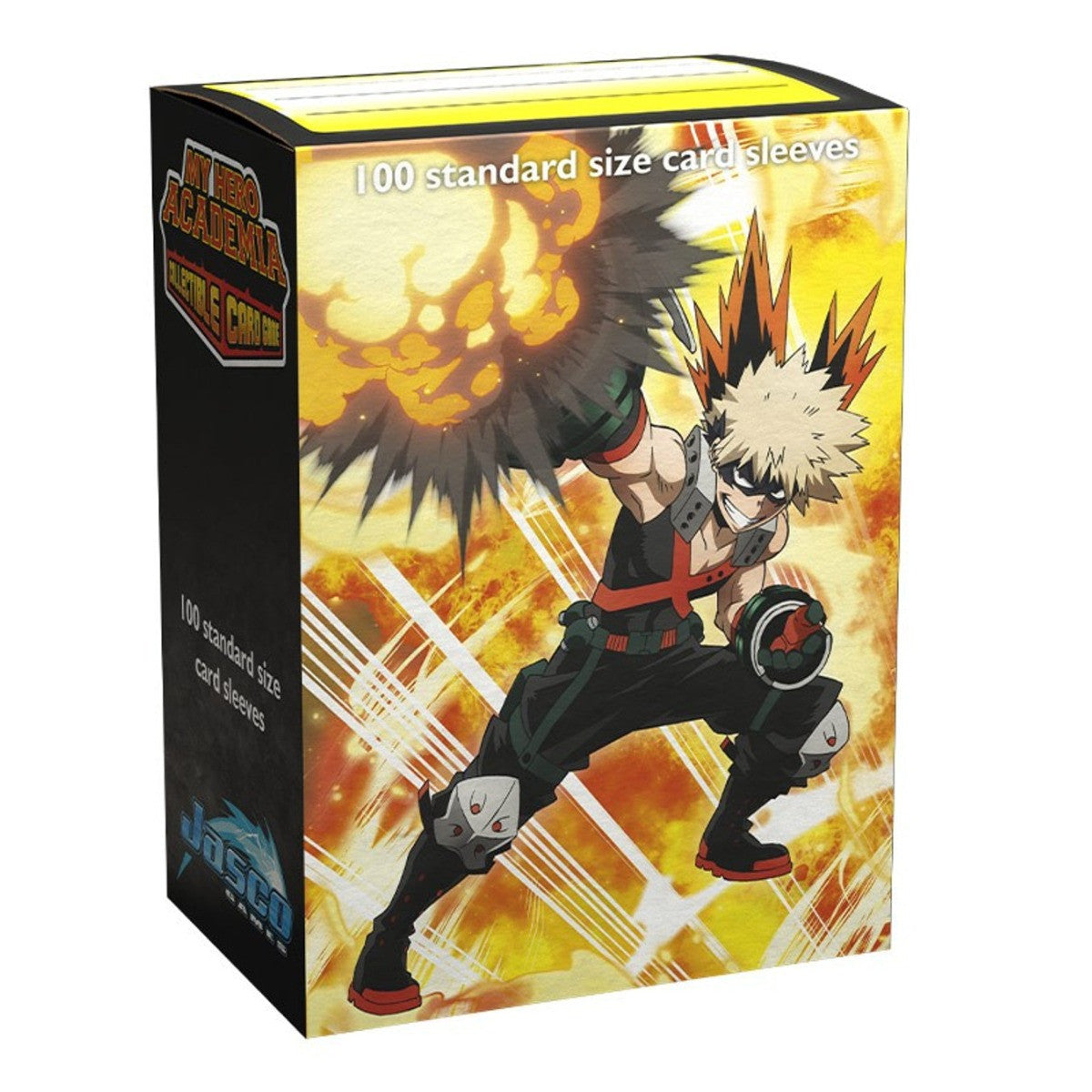 Dragon Shield Sleeves Standard Size Matte MHA Bakugo Explode Art Limited Edition 100 Ct ATM16036