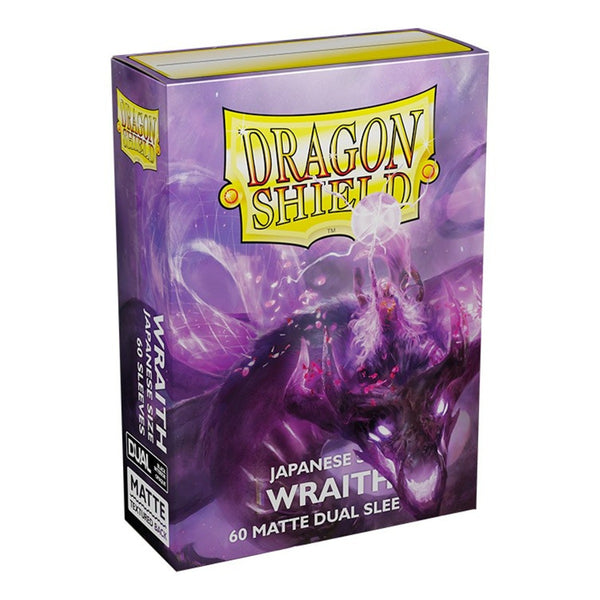 Dragon Shield Sleeves Japanese Size Dual Matte Wraith Alaria Righteous Wraith 60 Ct ATM15156