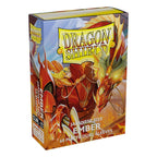Dragon Shield Sleeves Japanese Size Dual Matte Ember Alaria Warrior Princess 60 Ct ATM15154