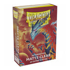Dragon Shield Japanese Size Matte Finish Clear Outer Sleeves 60ct ATM13352