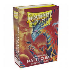 Dragon Shield Japanese Size Matte Finish Clear Outer Sleeves 60ct ATM13352