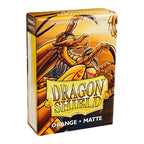 Dragon Shield Japanese Size Matte Finish Orange Color Card Sleeves 60ct AT-M11113