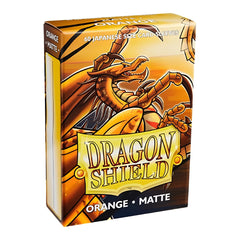 Dragon Shield Japanese Size Matte Finish Orange Color Card Sleeves 60ct AT-M11113