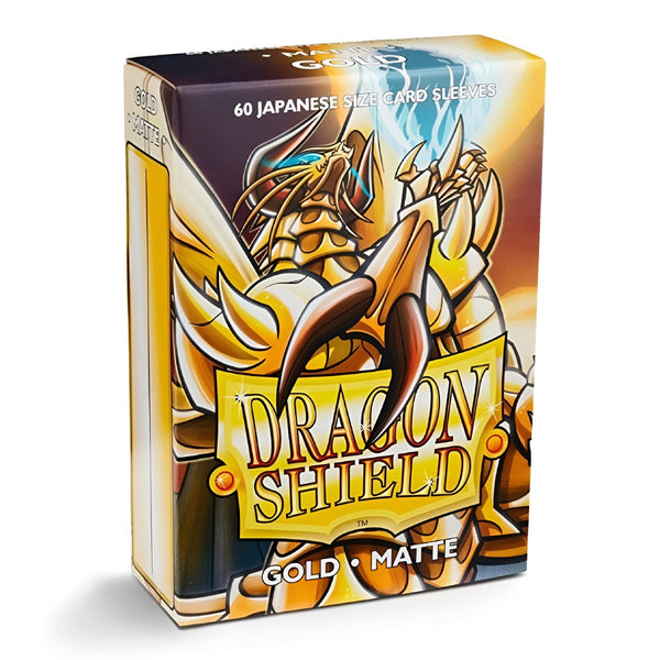 Dragon Shield Sleeves Japanese Size Matte Gold 60 Ct ATM11106