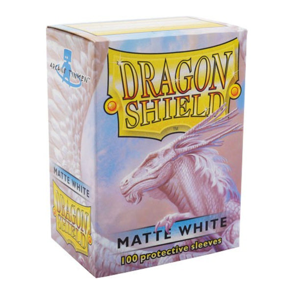 Dragon Shield Sleeves Standard Size Matte White 100 Ct ATM11005