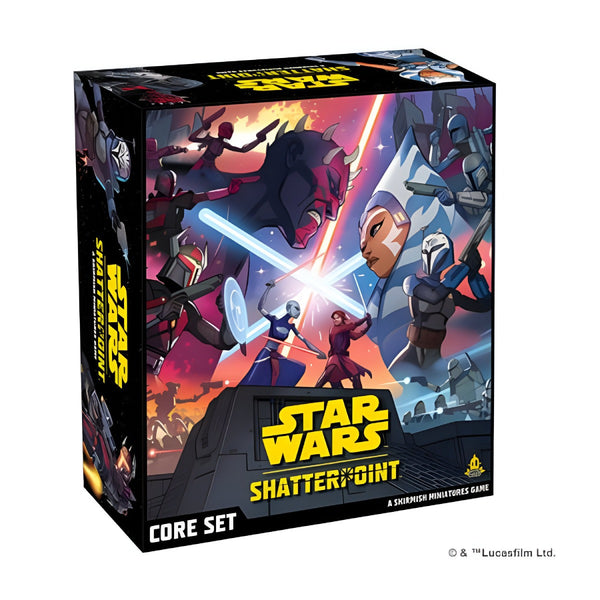 Star Wars Shatterpoint Core Set A Customizable Tabletop Miniatures Tactical Strategy Battle Game for Kids and Adults 14+ Years Age 2 Players Game with Average Playtime 90 Minutes SWP01EN