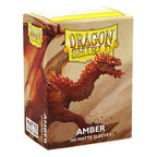 Dragon Shield Sleeves Standard Size Matte Amber 100 Ct ATMDSH11059