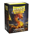 Dragon Shield Sleeves Standard Size Dual Matte Lightning Ailia 100 Ct 5 Packs ATMDSH15047K2