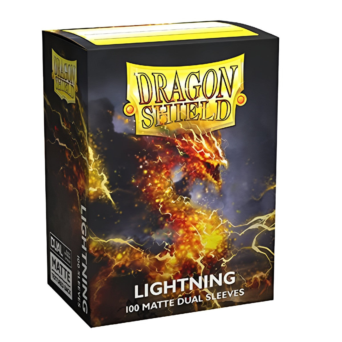 Dragon Shield Sleeves Standard Size Dual Matte Lightning Ailia 100 Ct ATMDSH15047