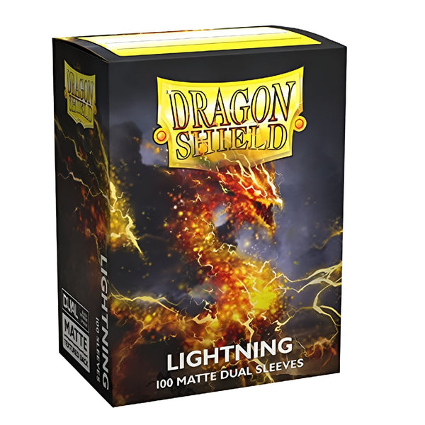 Dragon Shield Sleeves Standard Size Dual Matte Lightning Ailia 100 Ct ATMDSH15047
