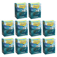 Dragon Shield Sleeves Standard Size Dual Matte Glacier Miniom 100 Ct 10 Packs AT-15031K1