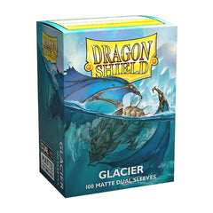 Dragon Shield Sleeves Standard Size Dual Matte Glacier Miniom 100 Ct AT-15031