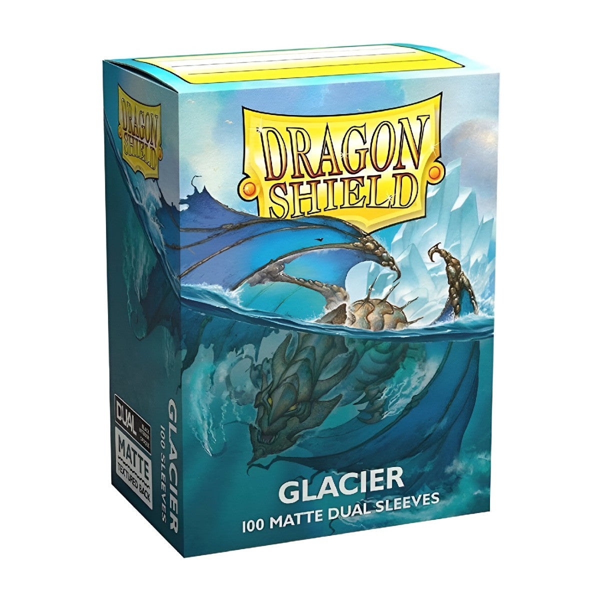 Dragon Shield Sleeves Standard Size Dual Matte Glacier Miniom 100 Ct AT-15031