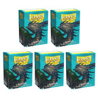 Dragon Shield Sleeves Standard Size Dual Matte Lagoon Saras 100 Ct 5 Packs ATMDSH15048K2