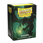 Dragon Shield Sleeves Standard Size Dual Matte Green/Power 100 Ct 10 Packs ATMDSH15063K1