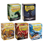 Dragon Shield Sleeves Standard Size Gold, Jet, Emerald, Ruby, Sapphire 100ct 5 Packs ATM11006K3