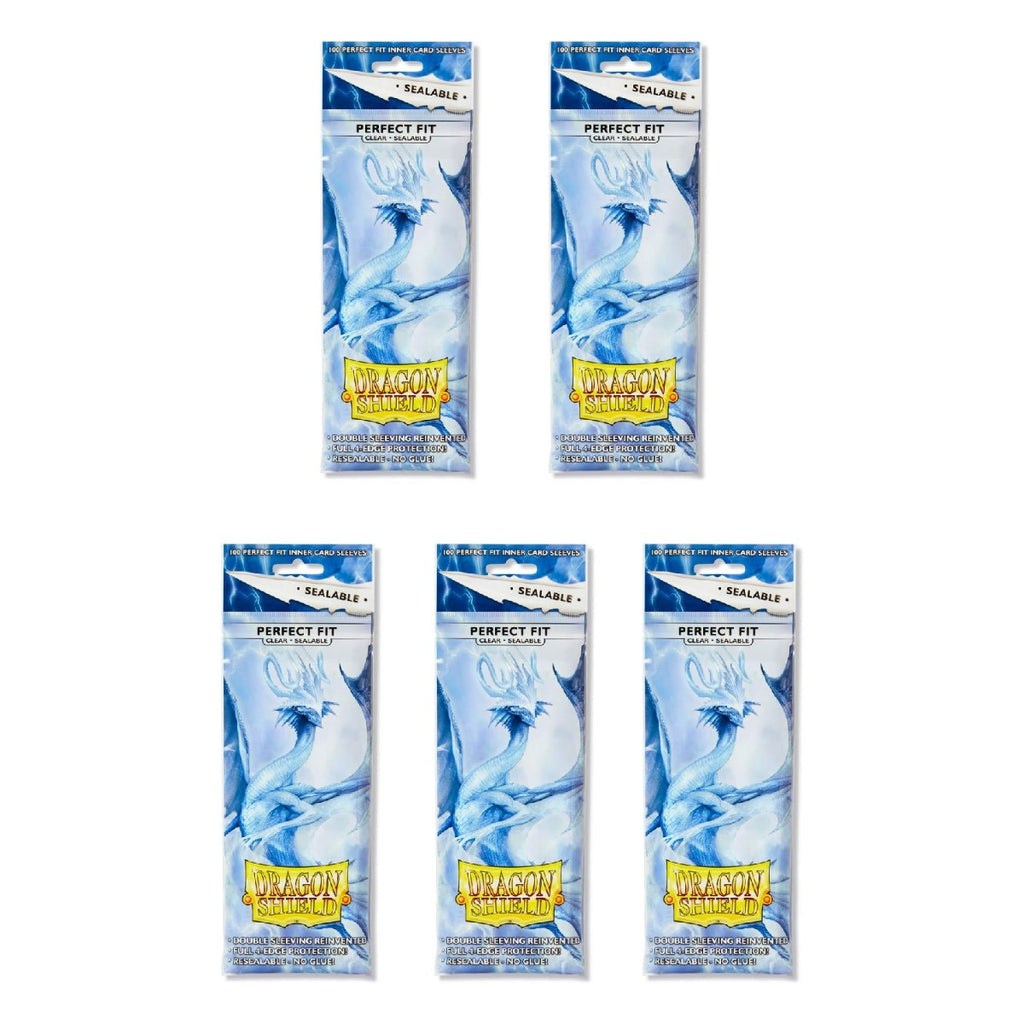 Dragon Shield Perfect Fit Sleeves 5 & 10-Packs (100 ct)