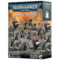 Games Workshop Warhammer 40K Iron Hands Combat Patrol Plastic Box 73-555