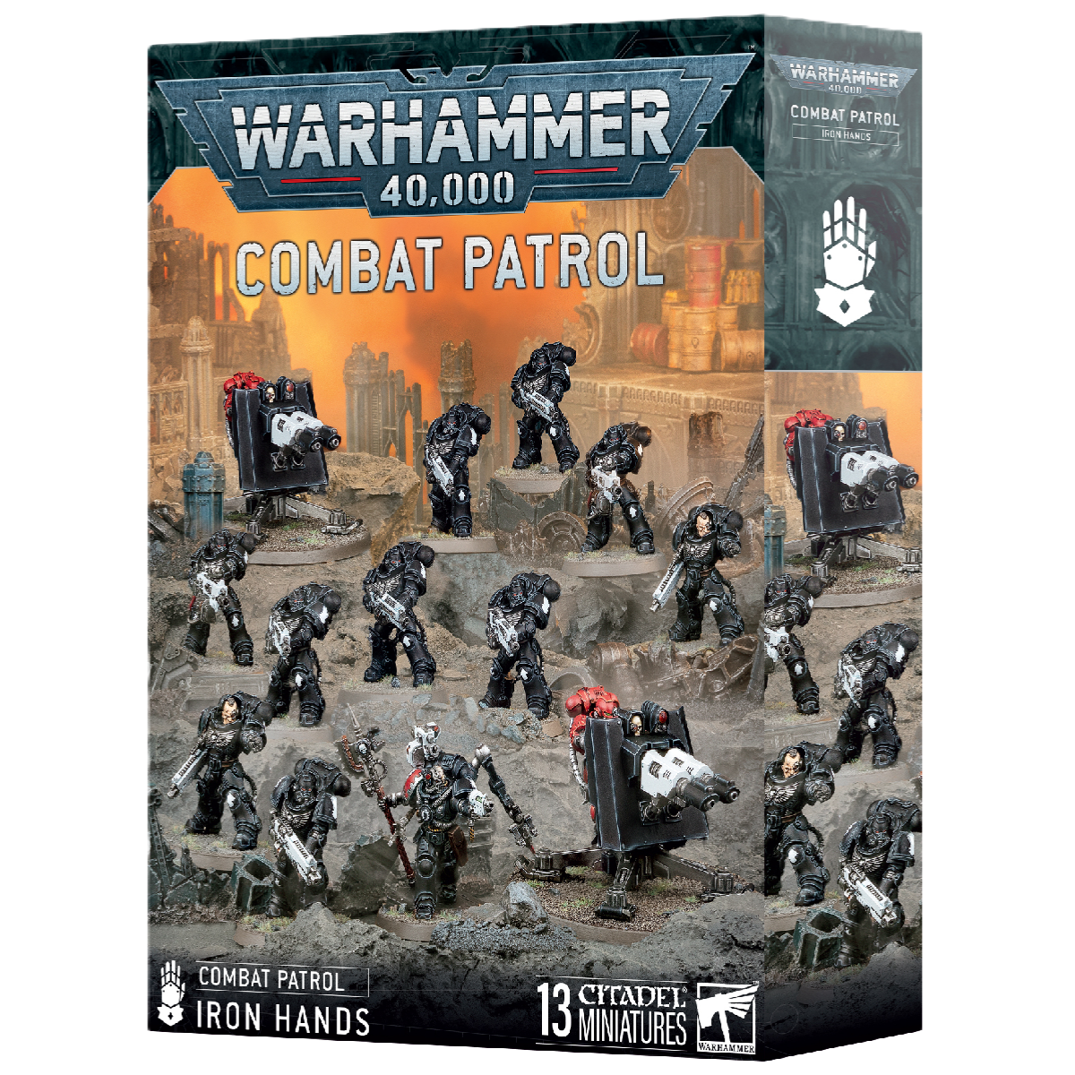 Games Workshop Warhammer 40K Iron Hands Combat Patrol Plastic Box 73-555