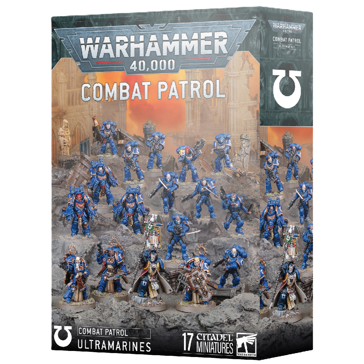 Games Workshop Warhammer 40K Ultra Marines Combat Patrol Plastic Box 73-558
