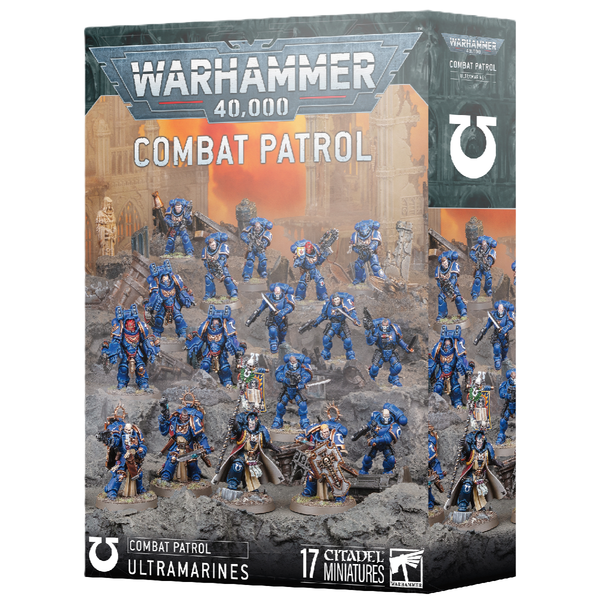 Games Workshop Warhammer 40K Ultra Marines Combat Patrol Plastic Box 73-558