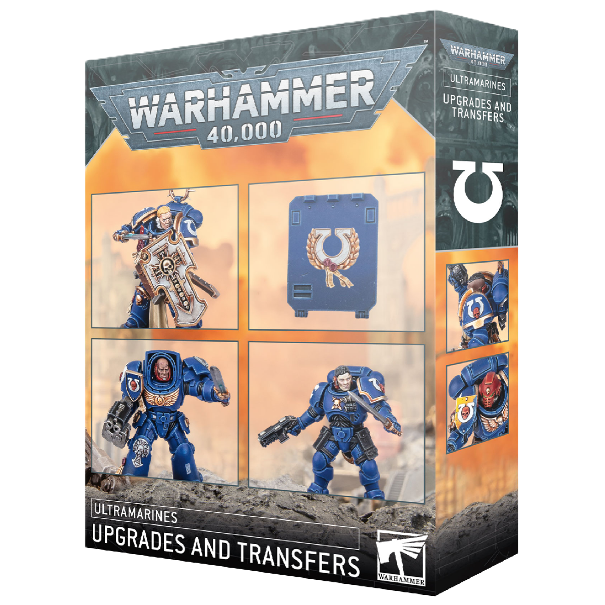 Games Workshop Warhammer 40K Ultra Marines Upgrades And Transfers Plastic Box 55-72