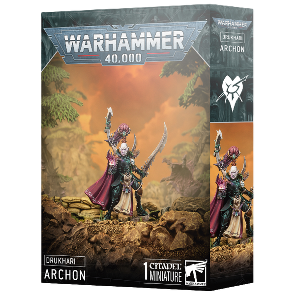 Games Workshop Warhammer 40K Drukhari Archon Plastic Box 45-26
