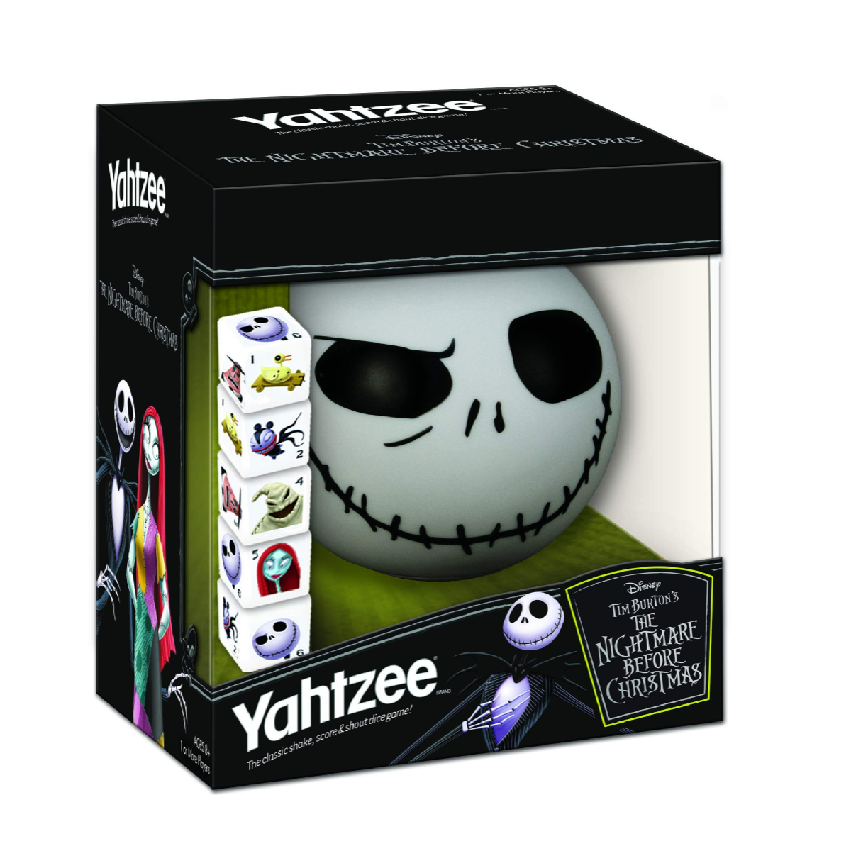 The OP USAopoly Disney Nightmare Before Christmas Yahtzee Strategy Board Game YZ004-261
