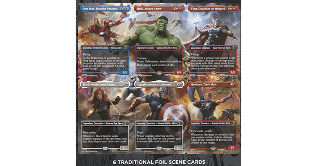 Magic The Gathering Universes Beyond Marvel Super Heroes Heroes United Scene Box