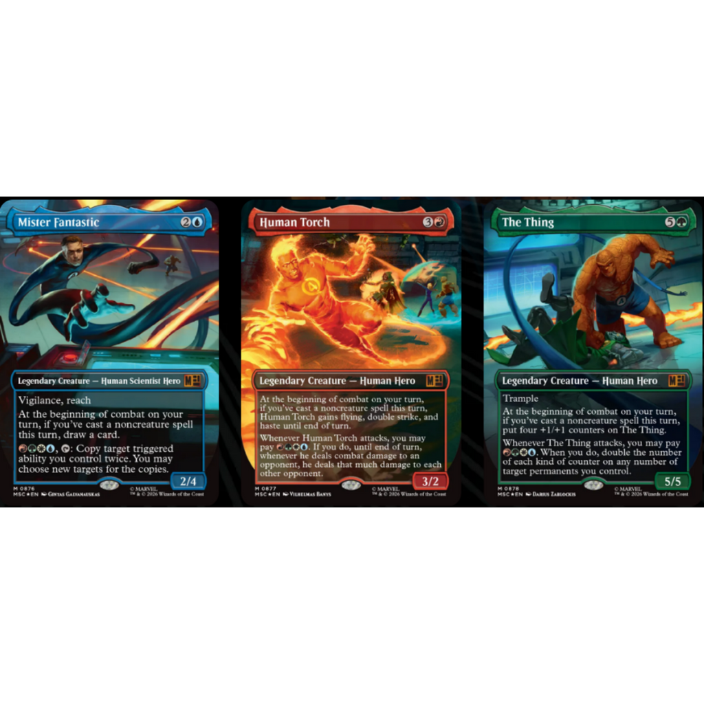 Magic The Gathering Universes Beyond Marvel Super Heroes The Fantastic Four Commander Deck