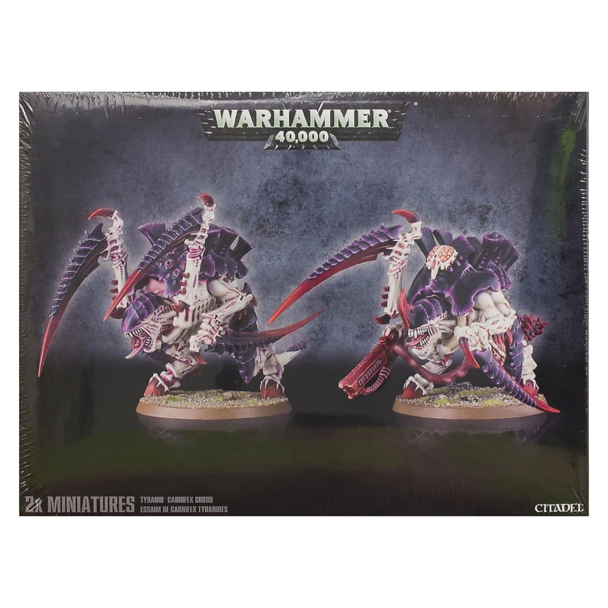 Games Workshop Warhammer 40K Carnifex Brood can be used as Old One Eyeâ€™s Brood, Thornback Brood and Screamer-Killer Brood Web Exclusive