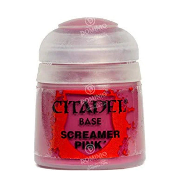 Games Workshop Citadel Base Paint Screamer Pink 21-33
