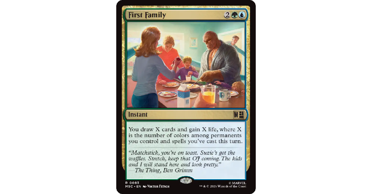 Magic The Gathering Universes Beyond Marvel Super Heroes The Fantastic Four Commander Deck