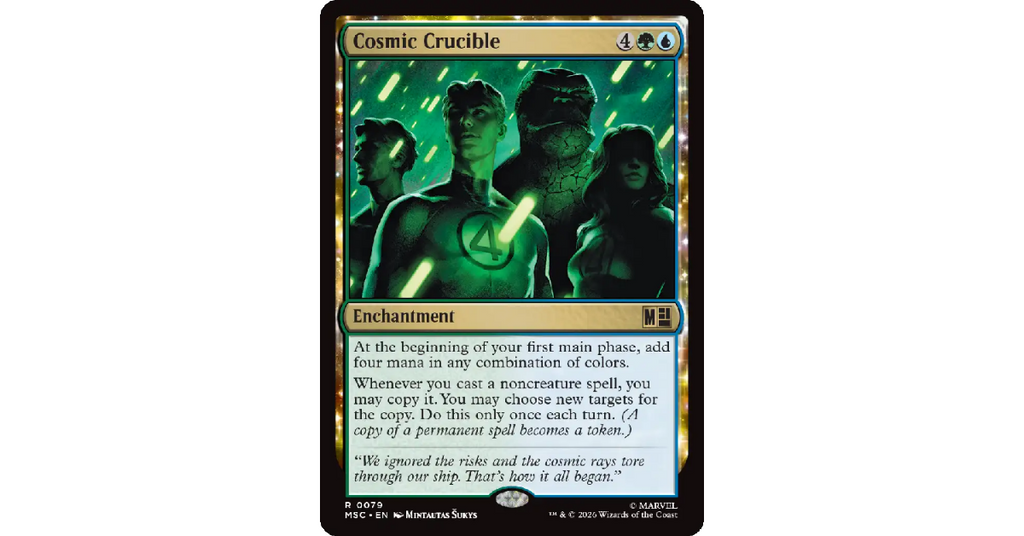 Magic The Gathering Universes Beyond Marvel Super Heroes The Fantastic Four Commander Deck