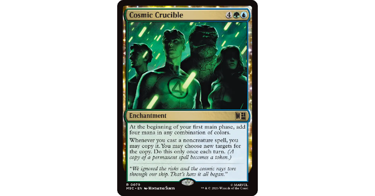 Magic The Gathering Universes Beyond Marvel Super Heroes The Fantastic Four Commander Deck