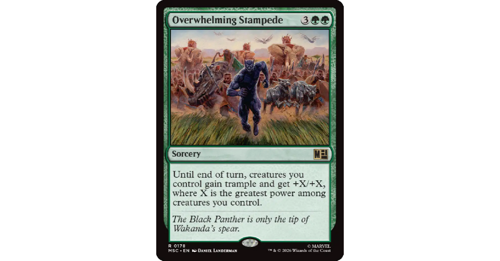 Magic The Gathering Universes Beyond Marvel Super Heroes Wakanda Forever Commander Deck